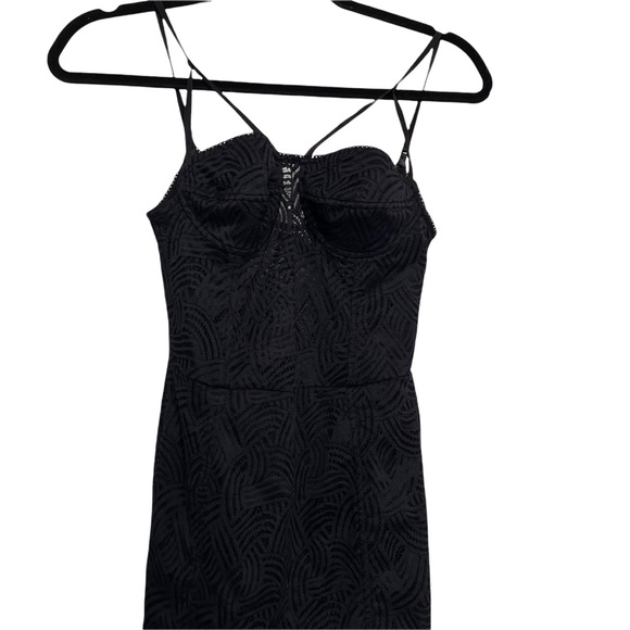 For love and lemons rare skivvies black lace slip dress small - Picture 5 of 5